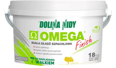 Nowość – biała gładź szpachlowa OMEGA Finish